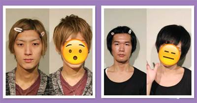 比女生還要欺詐！日本瘋傳「男生妝前VS妝後對比圖」！化妝不再是女生專利，網友驚呼：真的有變帥！